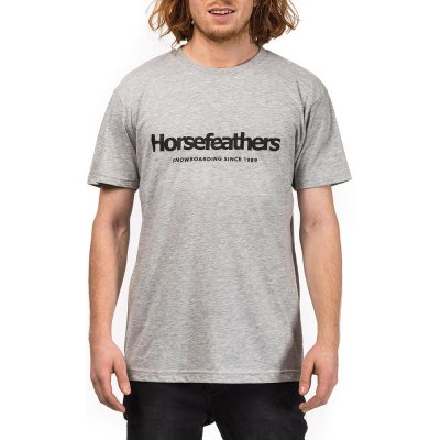 Horsefeathers QUARTER T Shirt ash – Zboží Mobilmania