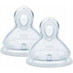Nuk savička Flow Control transparentní 2 ks – Zboží Dáma