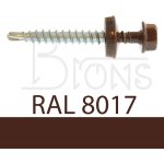 Klimas Wkręt-met Farmářský šroub TEX 4,8 x 55 hnědý RAL 8017 – Hledejceny.cz