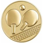 Emblém 50mm "Stolní tenis" zlatý 1065009 – Hledejceny.cz