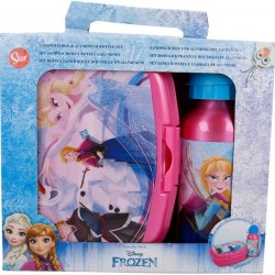 Stor svačinový set Frozen Aqua box a Alu 400ml