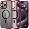 Pouzdro a kryt na mobilní telefon Apple Spigen Ultra Hybrid MagFit iPhone 15 Pro červené