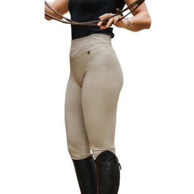 EQUITHEME Dámské jezdecké legíny Je Taime Acacia full grip beige – Sleviste.cz