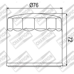 Champion Olejový filtr COF053
