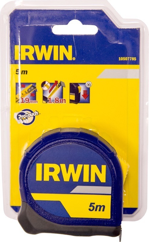 Irwin 10507785 IW10507785 Mesure 5 m x 19 mm Bleu 