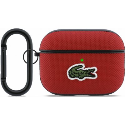 Lacoste Petit Pique Croc Logo Patch Pouzdro pro AirPods Pro 3 Red LCAP3PVCR – Zbozi.Blesk.cz