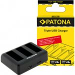 Patona Nabíječka pro digitální kameru Triple DJI Osmo Action 3 / 4 / 5 USB-C PT1422 – Zboží Živě