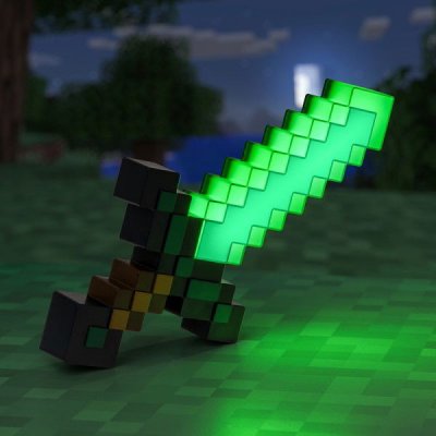 Lampička Icon Minecraft - Diamod Sword – Zboží Dáma