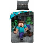 Halantex Minecraft Postavičky MNC-020BL Noc přichází 140x200 70x90 – Sleviste.cz