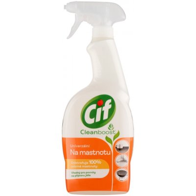 Cif Cleanboost univerzální čisticí sprej na mastnotu 750 ml rozprašovač – Zboží Mobilmania