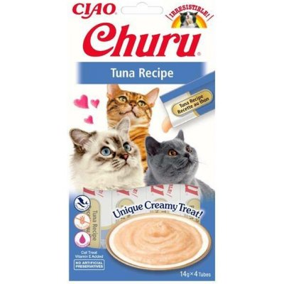 Inaba Foods Inaba Churu cat snack Tuňák 4x 14 g – Hledejceny.cz
