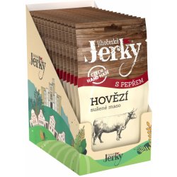 Jihočeské Jerky Hovězí s pepřem 15 x 23 g