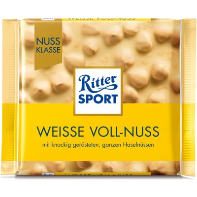 Ritter Sport White Whole Hazelnuts 100 g