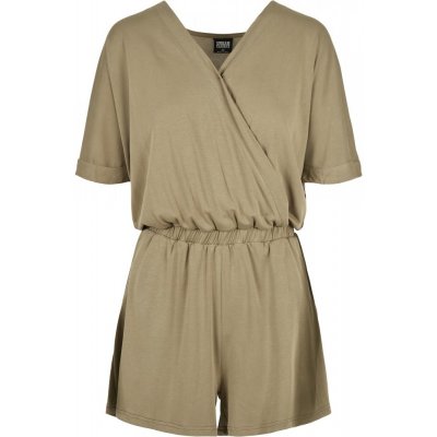 Ladies Short Sleevless Modal Jumpsuit khaki