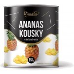 BASSTA Ananas kousky ve sladkém nálevu 850 g – Sleviste.cz
