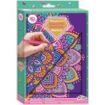 GRAFIX Diamantové malování Blok A5 Fialová mandala – Zboží Mobilmania