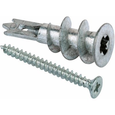 Fischer Kovová hmoždinka do sádrokartonu GKM S K NV se šrouby, 6 ks – Hledejceny.cz