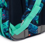 Topgal batoh BEBE 25012 zelená modrá – Zboží Dáma