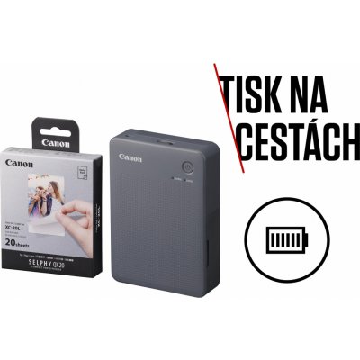 Canon Selphy Square QX20 šedá KIT – Zboží Živě