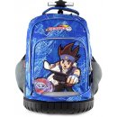 Monsuno batoh trolley Beyblade s motivem chlapce Beyblade modrá