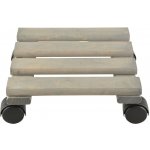 Esschert Design Podložka pod květináč PLANT TROLLEY 24 cm přírodní – Zboží Dáma