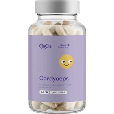 OlaOla Cordyceps podporující kondici 60 kapslí – Hledejceny.cz