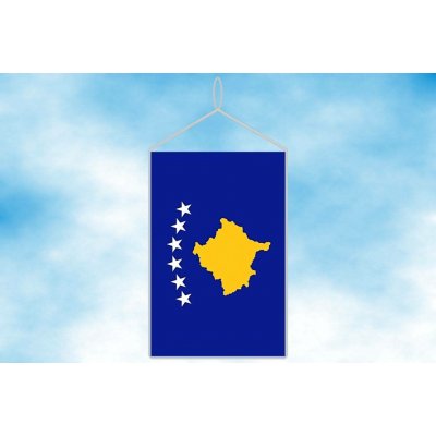 LIBEA, s.r.o. Kosovo stolní vlaječka Uchycení: Šňůrka (pro zavěšení) – Hledejceny.cz