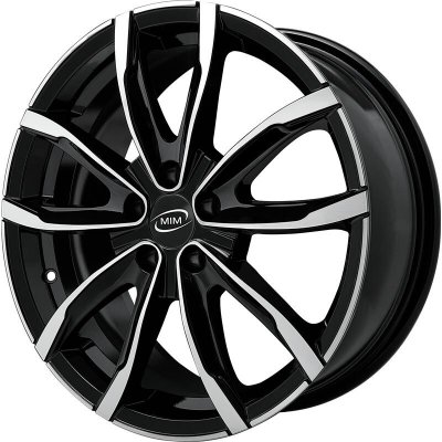 MiM EVO001 6.5x16 5x110 ET35 black polished – Sleviste.cz