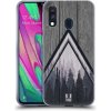 Pouzdro a kryt na mobilní telefon Samsung Pouzdro Head Case Samsung Galaxy A40 Dřevo a temný les