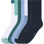 Esmara Kids Dětské ponožky s BIO bavlnou 7 párů petrolejová modrá navy modrá – Zbozi.Blesk.cz