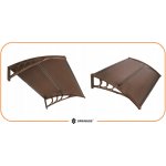 Springos Polyroof 150x75 cm hnědá – Zboží Mobilmania