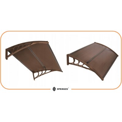 Springos Polyroof 150x75 cm hnědá – Zboží Mobilmania