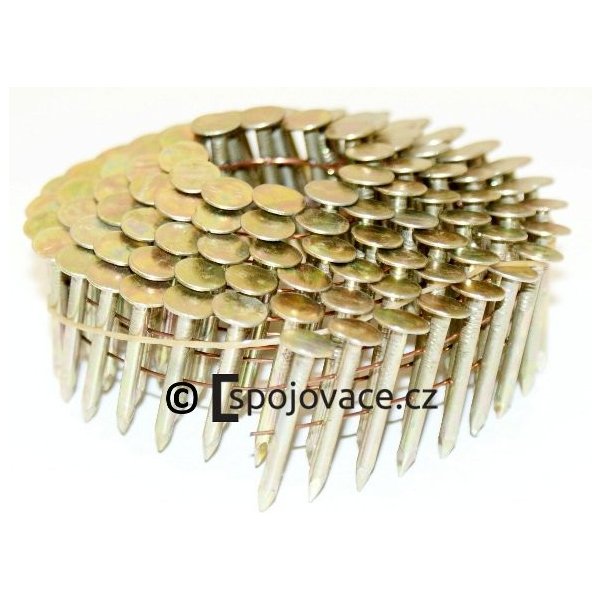 Spojovače.cz Pokrývačské pozinkované hřebíky 3,10 x 22 mm pro asfaltové šindele, Spojovače