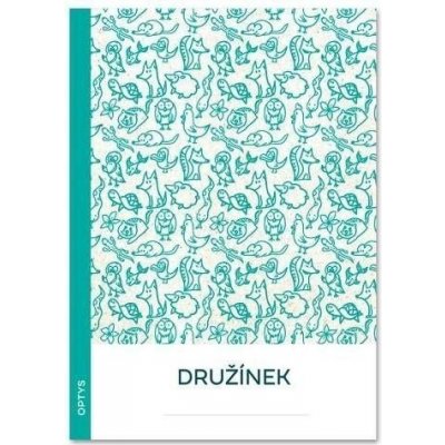 Optys Zápisový sešit Družínek tyrkysový – Zboží Dáma