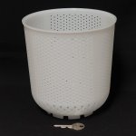 Forma na sýr FA716 kónická dole zaoblená lisovací 1000g – Zboží Mobilmania