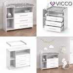 Vicco Přebalovací pult Oskar White 113x100x53 cm – Zbozi.Blesk.cz