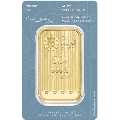 The Royal Mint Britannia zlatý slitek 50 g – Zboží Mobilmania