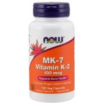 Now Foods Vitamín K2 MK-7 300 mcg Extra Strength 120 veg kapslí – Hledejceny.cz