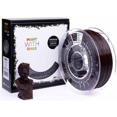 Print With Smile PET-G - 1,75 mm - Chocolade BROWN - 1 Kg – Zboží Živě