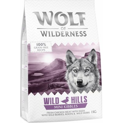 Wolf of Wilderness Mini Wild Hills kachna 5 x 1 kg