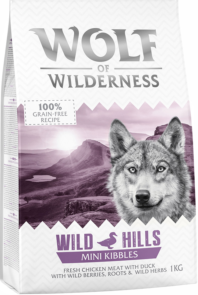 Wolf of Wilderness Mini Wild Hills kachna 5 x 1 kg