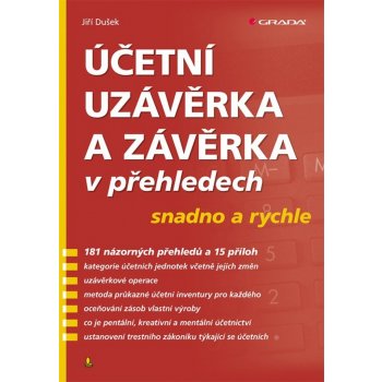 Účetní uzávěrka a závěrka v přehledech snadno a rychle - Dušek Jiří