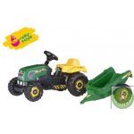 Šlapací traktor Rolly Kid s vlečkou zelený – Sleviste.cz