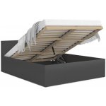 DobreSNY Panama se zvedacím dřevěným roštem šedá šedá – Sleviste.cz