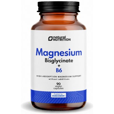 Natural Nutrition Hořčík + B6 kapsle 90 kapslí – Hledejceny.cz