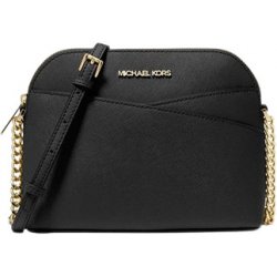 Michael Kors dámská kožená kabelka crossbody Jet Set černá