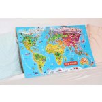 Janod magnetická mapa světa – Zboží Dáma