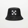 Klobouk Off-White Arrow Bucket Hat Black/ White