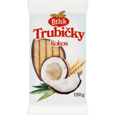 Brick Trubičky plněné kokos 150 g – Sleviste.cz