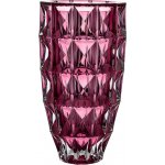 Crystal Bohemia KŘISTÁLOVÁ VÁZA BOHEMIA DIAMOND PINK 280 MM – Hledejceny.cz